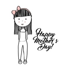 happy mothers day card design 