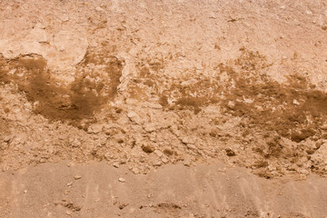 red clay at nature as background