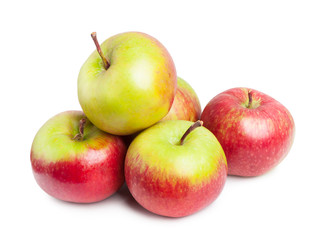 Red and green apples