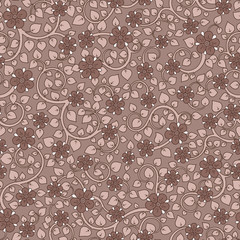 Floral seamless texture, endless pattern with flowers.