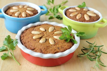 Paté with meat and vegetables.