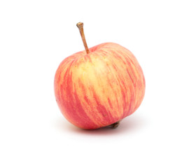red apple on a white background