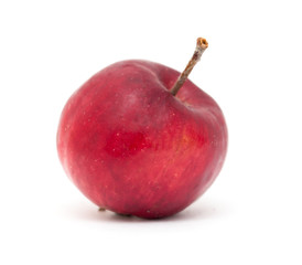 red apple on a white background