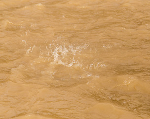 background waves dirty water