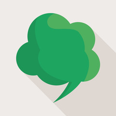 Flat illustration about bubble design 