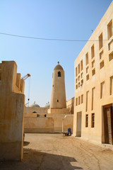 Fototapeta na wymiar Mosque in the old city, Doha, Qatar