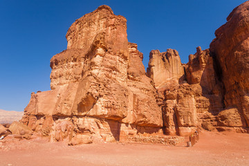 The Solomons Pillars in Timna Park