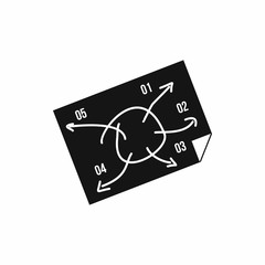 Planning Strategy icon, simple style