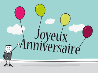 Joyeux anniversaire - l'envol