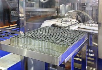 Automatic line for production of medicines