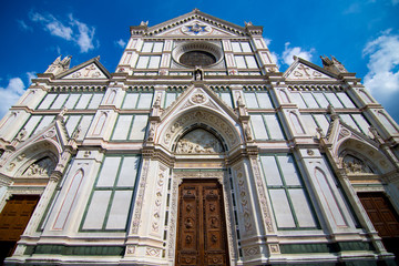 Fototapeta premium Basilica di Santa Croce, Florence, Italy