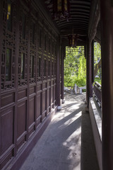 Chinese style wooden door