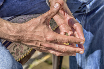 Fototapeta premium Man's hands