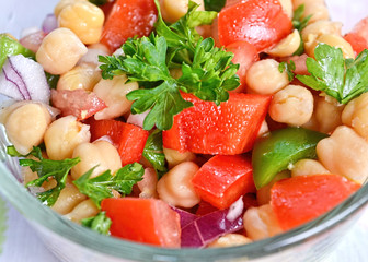 Garbanzo bean salad