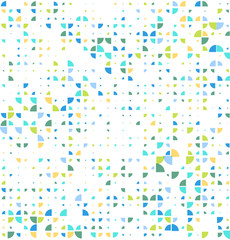 Abstract multi-colored pattern of circles