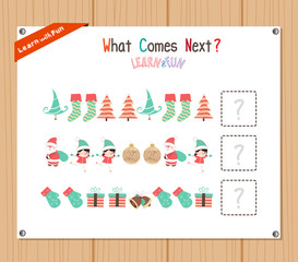 Completing the Pattern Educational Game for Preschool Children