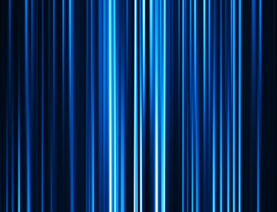 Horizontal blue curtain abstract background