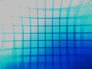 Horizontal blue vintage tv grid illustration background