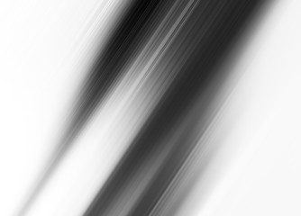 Diagonal black and white motion blur abstract background