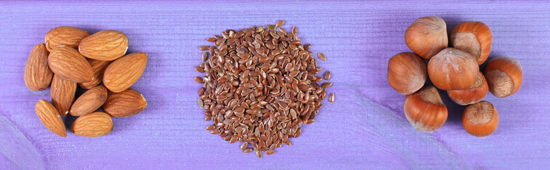 Natural ingredients and products containing magnesium and dietary fiber, healthy nutrition