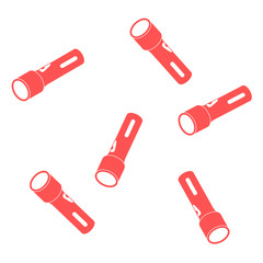 Nice picture of a colored flashlights