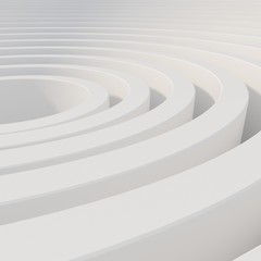 Abstract Modern Architecture Background. 3d Render Illustration