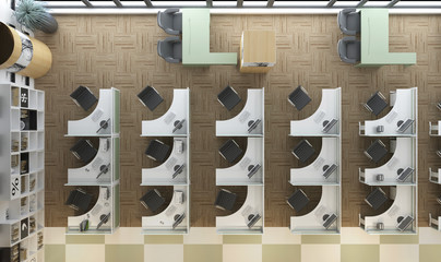 Office Top View