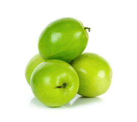 Monkey apple isolated on the white background