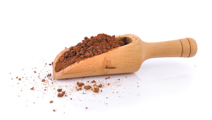 instant coffee in the scoop