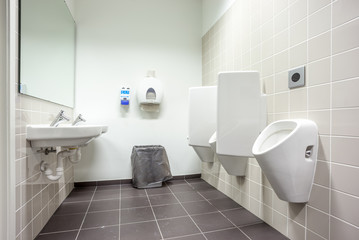 Naklejka na ściany i meble urinal and sink