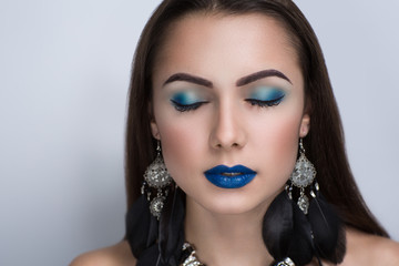 Perfect woman face
