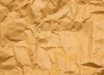 Crumpled paper for background usage