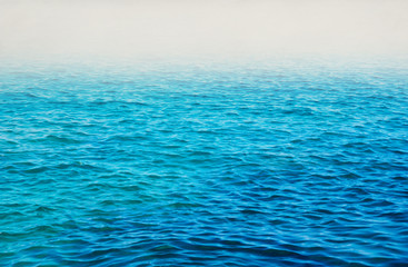 Blue sea water background