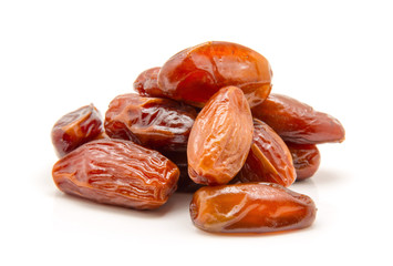 Dates isolated on white background