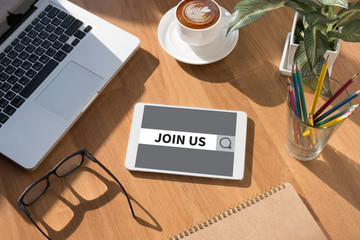 join us concept