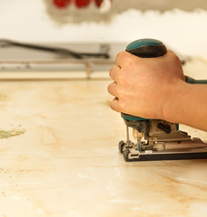 Installing new induction hob