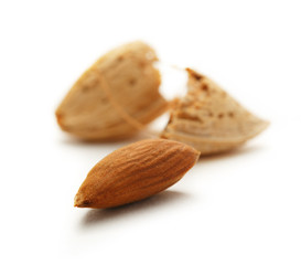 Dry almond nuts