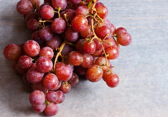 Red table grape - fresh fruit close up