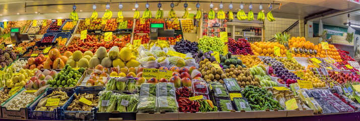 Gemüsestand Panorama