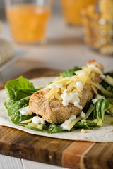Crumbed Chicken Tortilla Wrap