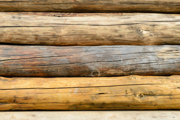 Obraz premium Wooden texture with scratches and cracks