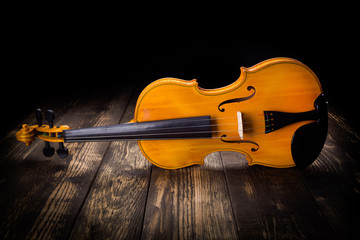 Yellow violin