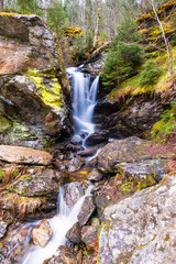 Cascade de la gorge, les Contamines Montjoie, Haute-savoie, France