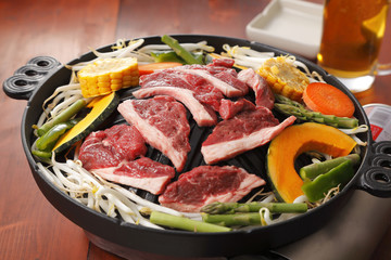 ジンギスカン　Japanese Style Mongolian Mutton Barbecue