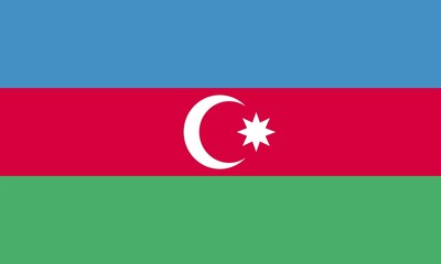 Flag of Azerbaijan vector graphics