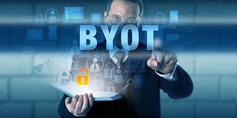 IT Director Touching BYOT