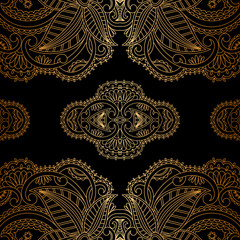 Vector gold ornament.