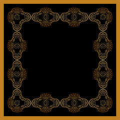 Vector gold ornament.