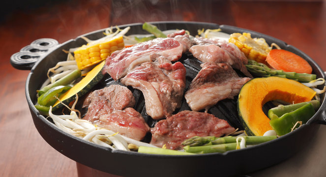 ジンギスカン　Japanese Style Mongolian Mutton Barbecue