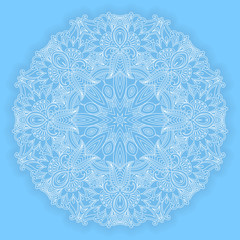 Vector round ornament.